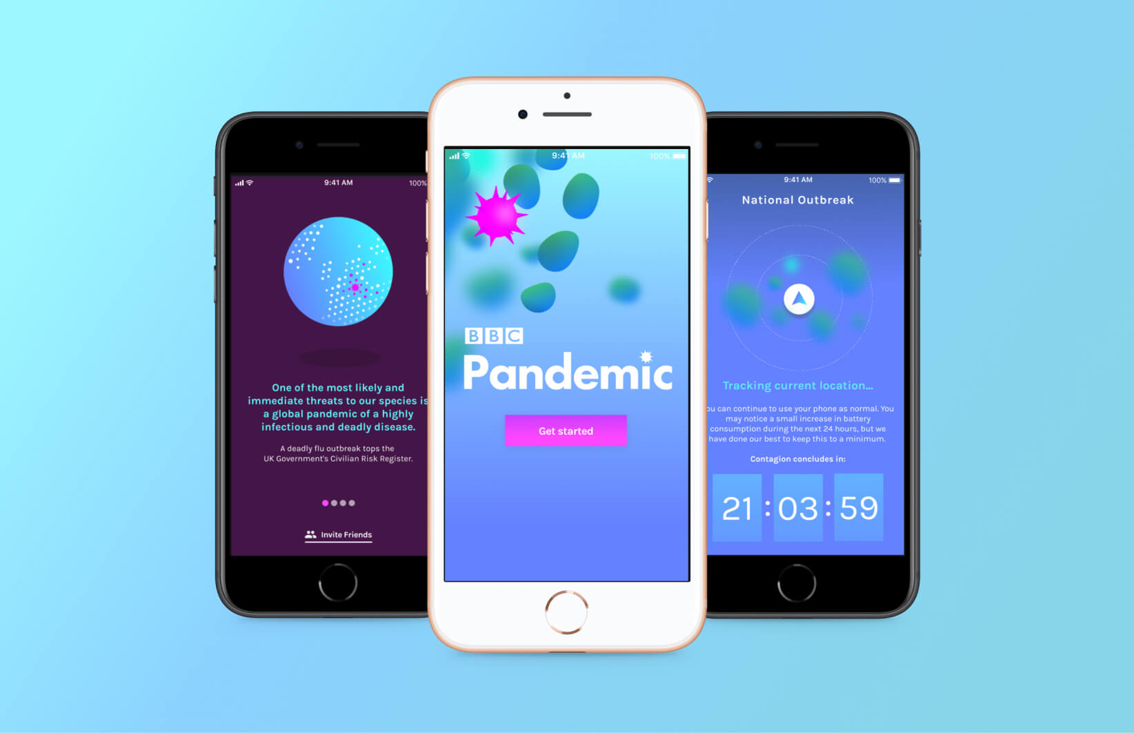 BBC Pandemic Application Design main image